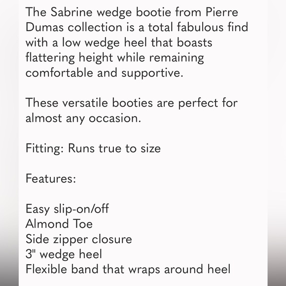 NWOB ✅ PIERRE DUMAS ⭐️ Leopard Print Wedge Ankle Booties - Picture 3 of 3